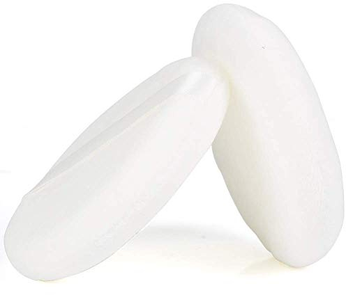 Puderquaste, ultraweich, groß, rund, Velours, glatt, für Körperpuder, loses Puder, 4 Stück
