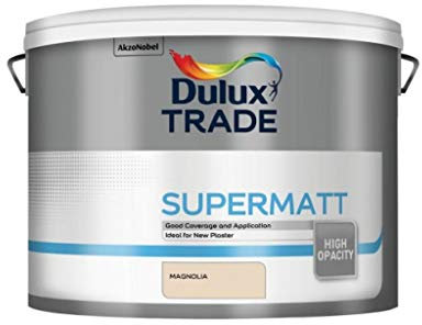 Dulux Trade 10L Super Matt - Magnolia Finish
