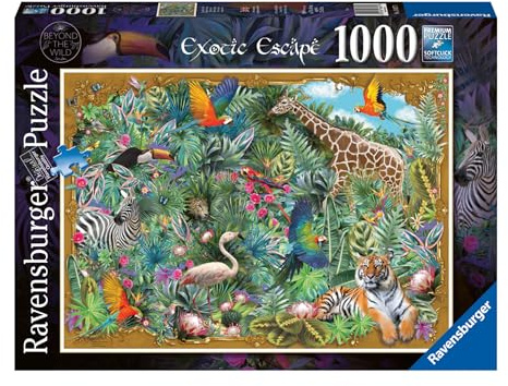Ravensburger 16827 Tiere Exotic Escape, Beyond The Wild 1000 Teile Puzzle für Erwachsene & Kinder ab 12 Jahren, Mehrfarbig