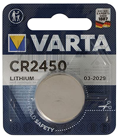 AccuCell Pile bouton au lithium CR2450 compatible avec variateur Philips Hue, remplace CR2450 IEC
