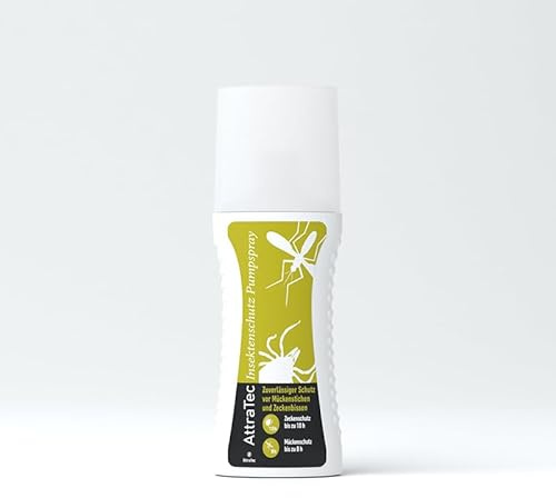 AttraTec Insektenschutz Pumpspray, 10h gegen Zecken und 8h gegen Mücken, 100ml (1)