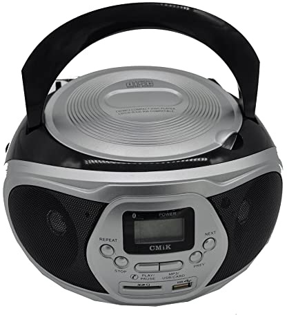 tuzhi Lettori CD Boombox Stereo Portatile. CD Giocatore AM/FM. Radio con USB/SD, MP3 Giocatore, LCD. Visualizzazione, Controllo remoto CD Repeater Bluetooth Speaker.