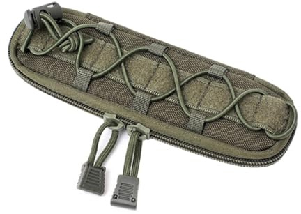 Borsa Tattica per Coltello con Sistema Molle, Fodero Porta Coltelli in Nylon 1000D, Custodia Multiuso per Torcia e Strumenti, Accessorio per Cintura e Zaino per Outdoor e Caccia