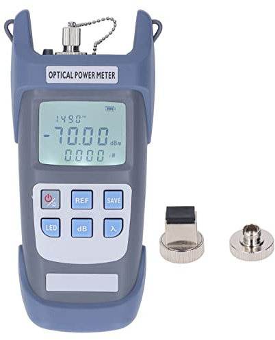 Optical high-precision power meter, portable fiberglass tester with 7 test wavelengths, for telecommunication CATV building and maintenance of integrated cables