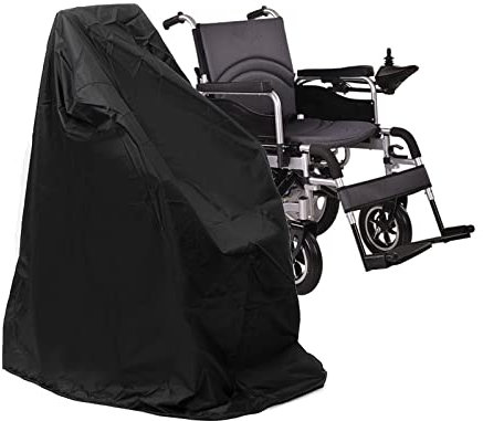 RibasuBB Staubschutz Faltbare Elektromobil-Abdeckplane, wasserdichte Rollerabdeckung, Motorradabdeckung Rollstuhl Schutzbezug, Professioneller Regenschutz 115x75x130cm
