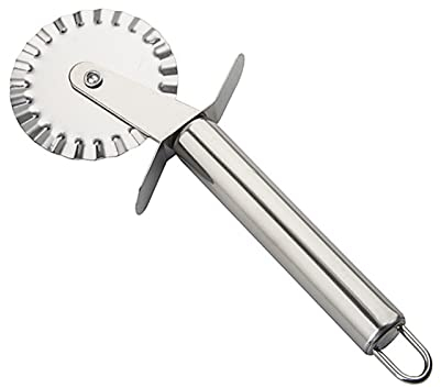 pizza cutter Pizza knife cutter baking accessories Dough shovel peel tools per for figured spatula cutting roller roulette pastry cake server pizza slicer (Color : B)