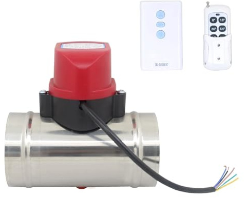 Motorized dampers HVAC 220v Remote Control with air Duct Damper Actuator ducting Ventilation Damper Electric air Valve Zone