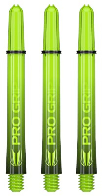 Sera Pro Grip Black and Lime Medium Dart Shafts