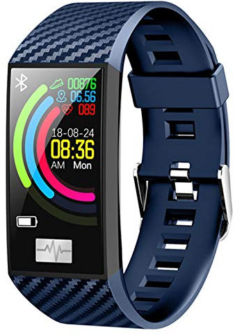 QESTO GHL DT58 Smart Wristband ECG PPG Monitor HRV Smart Watch Exercise Fitness Tracker Heart Rate And Blood Pressure Bracelet IP68 Waterproof(C)