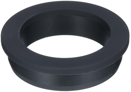 sourcing map T Type Rubber Grommet Mount Dia 56.3mm ID 44mm Seal Protection Flexible Hole Plugs for Cable Pipe Black