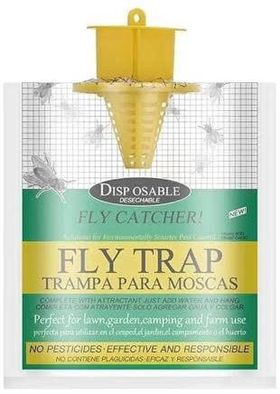 Trampa para colgar moscas, desechable, atrapamoscas para mosquitos, avispas, insectos, moscas, para exteriores