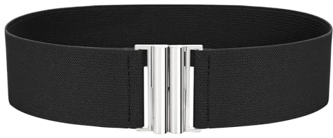 VONMELLI Breiter Elastischer Stretch Gürtel für Damen–Trimmer-Stretchgürtel, Retro Damen Taillengürtel