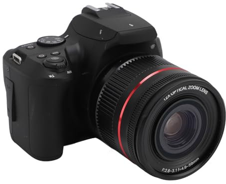 Appareil photo numérique 4 K 64 MP avec écran à rabat anti-secousses, compact WiFi Vlogging caméra pour voyage