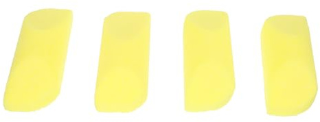 FRCOLOR 4 stycken pimpsten för hud fotskrubber fotborttagningsfil, fotförhårdnader, fotskrubbsborttagare, förhårdnadsskrapa, PU