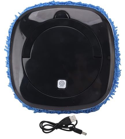 GOTOTOP Robot Vacuum Vacuum Mop Robot Mopping Robot Adapts to Different Floor Types,High Speed Mopping Experience with Low Noise Levels,Mimics Hand Wiping Motions Robot Vacuum and Mop (Black)