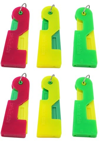 Needle Threader - TRACOMPAN 6 Pack Automatic Sewing Needle Threaders for Self-Threading Eyed Needles | Fast Plastic Threading Tool for Sewing Machines & Hand Stitching (Random Colors)
