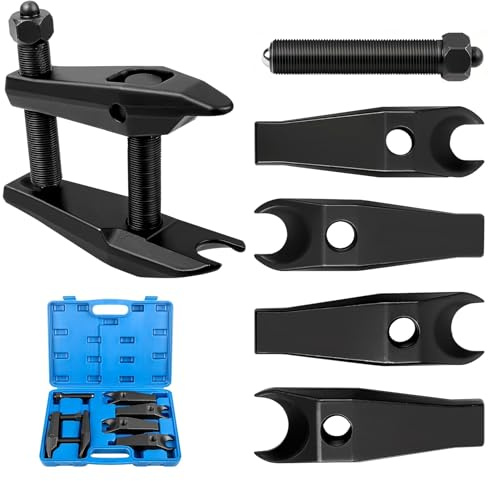 Kugelgelenk Abscheider Kit Kompatibel mit BMW Mercedes Audi, Heavy Duty Traggelenk Abzieher, Querlenker Achsschenkel Spurstangenköpfe Entfernungswerkzeug 22 mm 24 mm 27 mm 30 mm 36 mm