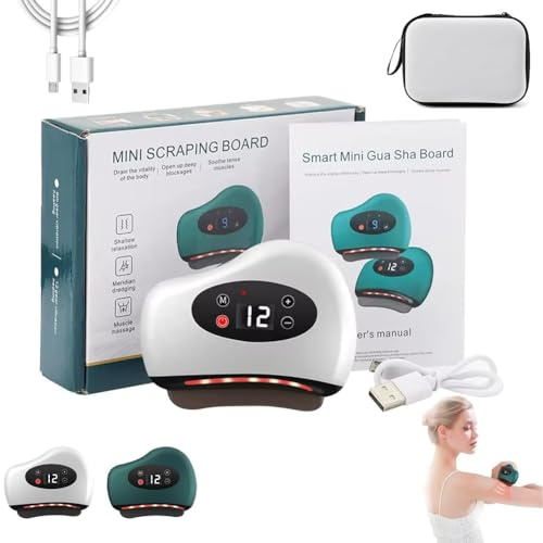 Raspador de Pies Thermaedge, Dispositivo Vibratorio 4 en 1 para El Cuidado Muscular, Gua Sha Calentado, Therma Edge Pro para Fascitis Plantar y Masaje de Tejido Profundo