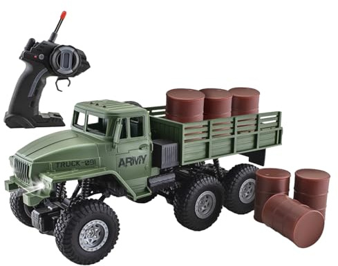 Camion Télécommandé, Facile À Utiliser, 38/18/16 Cm, Camion Militaire RC, Jouet De Véhicule De Transport De L'armée Terrain Rock, Conception Compacte, Pour Garçons, Tout-petits, Adultes, Anniversaire,