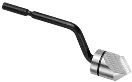 Herramienta de chaflán de avellanado manual de mano para acabado preciso de metal y madera, para entusiastas de la broca avellanadora