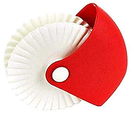 Misura pasta per crostate - cutter - rotella Misura e chiudi - dimensioni taglio striscia 2 cm - adatto anche per pizza - Idea Regalo originale