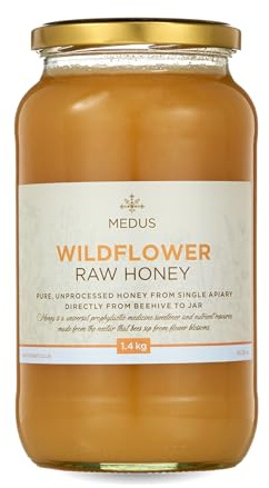 Earthbreath Wildflower Raw Honey 1.4kg – 100% Pure, Raw & Natural – Healthy Immunity Support– No Artificial Additives