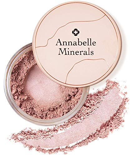 Annabelle Minerals - Illuminating Mineral Rouge - Natürlich - Vegan - Sanft zur Haut - Gesundes strahlendes Leuchten - Frisches Aussehen - Hochpigmentiert - Lang anhaltendes Make-up - Peach Glow - 4g