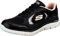 Skechers Damen Flex Appeal 4.0 True Clarity Sneaker, Black Leather Pu Mesh Lt Pink Trim, 35.5 EU