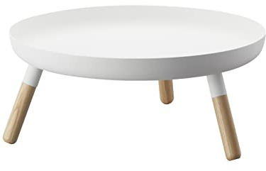 YAMAZAKI Plain Tabletttisch, Weiß, One Size