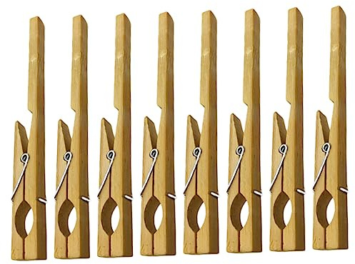 8 Piezas Clip De Tubo De Experimento Clips De Fijación De Tubos De Ensayo Clips De Tubo De Ensayo Abrazadera De Tubo De Laboratorio Acortar Alumno Bambú De Madera