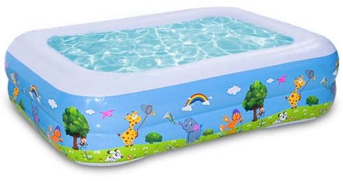 Intex Aufblasbarer Pool, 105x75 cm, 3 Ringe, Tragbare Badewanne,Aufblasbares Planschbecken,Schwimmbecken