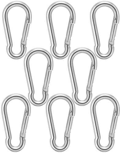 KGDUYC Pack of 8 M6 x 60 mm Cable Grommets in accordance with DIN 5299C, Load Capacity of Cable Grommets up to 200 kg Large Cable Glands in Galvanised Steel, Suitable for Backpacks