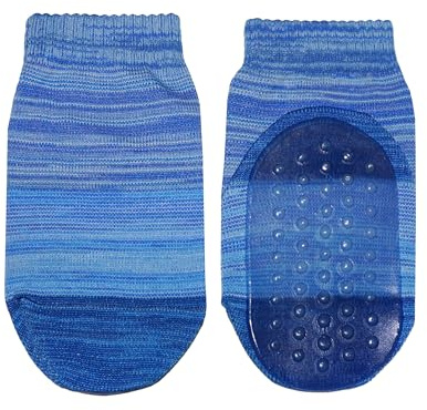 Weri Spezials Strandsocke Badesocke Baby, Kinder Erwachsene mit ABS Beschichtung, Aqua-Beach-Socken Mädchen Jungen Schwimmschuhe (DE/NL/SE/PL, Numerisch, 23, 26, Regular, Regular, Mittelblau)