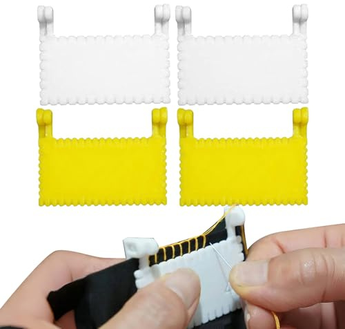 ETUCYNG Edge Sewing Tool | 3 mm/4 mm Clip-On Sutura Righello, Punti Per Pantaloni Tessuto Home Tessili Abbigliamento Dita Abiti