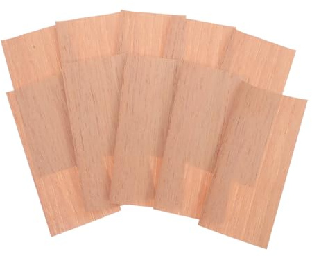 BESPORTBLE 10pcs Simple Cedar Sheets Cedar Chips for Cigar Box Cigar Box Wood Chips Supplies Freshener for Humidors