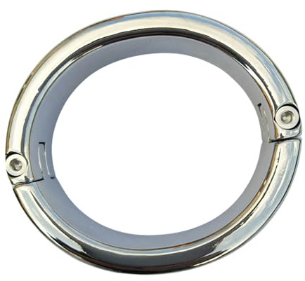 Schwerer abschließbarer Edelstahl Sklavenhalsband-Halsband Metall Bondage SM Halsbänder Halsfessel Fetisch Slave Halsreif Kragen Extrem Sexspielzeug für Frauen & Männer Paare(C)