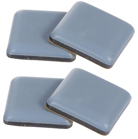 Uonlytech Non-Slip Chair Feet Covers 30mm X 30mm, Anti-Skid Table Leg Pads Noise Reduction, Furniture Floor Protectors for Hardwood and Tile, 4pcs Set