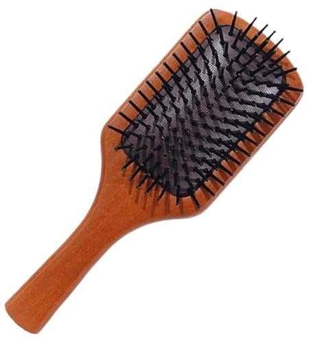 Spazzola per Capelli a Paddle Pettine Districante Antistatico | Spazzola in Legno per Doccia, Bagno, Casa, Appartamento, Dormitorio, Hotel, Viaggio