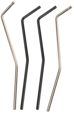 YARNOW Lot de 4 Bras Métal pour Guitare Électrique, Installation Facile, Précision de Pliage de Note, Accessoire pour Système Trémolo