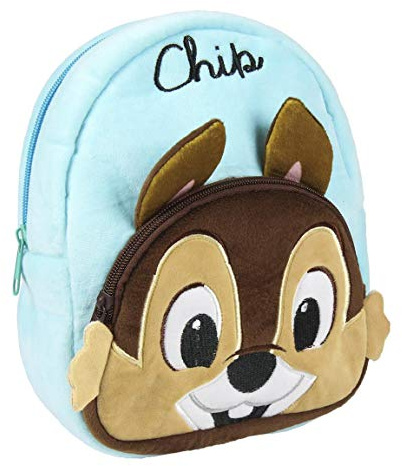 Artesania Cerda Disney Chip and Dale - Mochila Infantil, 22 cm, Azul