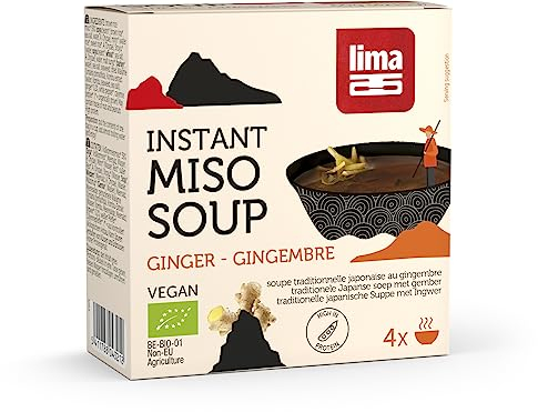 Instant Miso Suppe Ingwer 6 x 60 gr