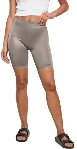 Urban Classics dam Yogashorts Ladies Imitation Leather Cycle Shorts