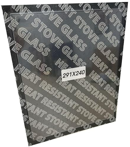 Chimsoc Replacement Stove Glass - Dunsley Highlander 5 Single Door (291mm x 240mm Rectangular)
