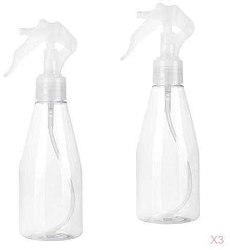 Xiaojikuaipao 6 Pieces 200ml Empty Cosmetic Spray Bottle Pump Bottle for Bathroom, Kitchen,