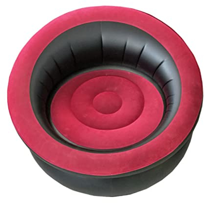 SEWOART Aufblasbares Lounge Sofa Tragbar Und Faltbar Aus PVC-Material Für Outdoor-nutzung Für Park Und Reisen