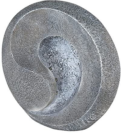 GLOBO Solarleuchten Steinoptik für Außen Gartenskulptur für Außen Solarlicht Außen wetterfest Tischlampe Gartendeko, grau, Akku, LED warmweiß, LxBxH 29,5x11x29 cm