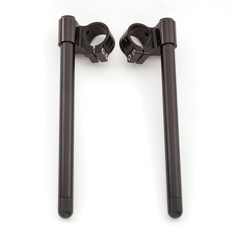 Motorrad Lenker Riser Motorrad Universal Clip On Ons Gabel Riser 7/8 22MM Lenker CNC Rised 31mm 33mm 35mm 36mm 37mm 41mm 43mm 45mm 47 50mm 51mm Lenker Riser(Riser Black 43mm)