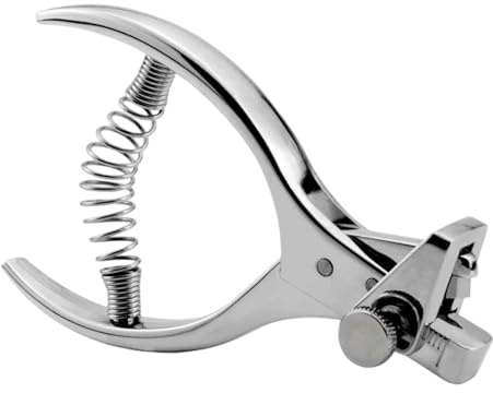 Hellery Taglierina per Modelli, Perforatrice, Pinza per Cuciture, Taglierina Manuale, Pinza per Correzione Carte Da Sarto, Anelli a D, 3mm