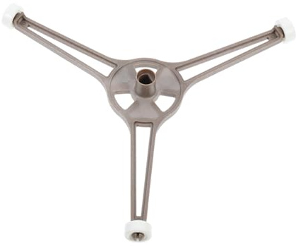 Gatuida Soporte para Plato Giratorio de Microondas Anillo Guía con Ruedas Silenciosas Soporte Resistente para Bandeja de Vidrio Base Trípode Desmontable Compatible con Múltiples Modelos