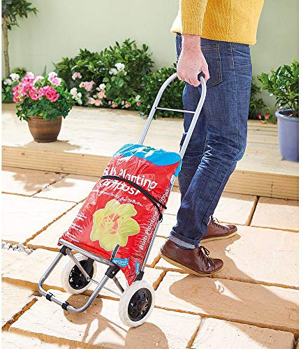 Heavy Duty Folding Garden Trolley Sack Barrow Up To 22kg